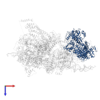 116 kDa U5 small nuclear ribonucleoprotein component in PDB entry 8qpa, assembly 1, top view.