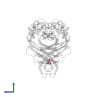 SULFATE ION in PDB entry 8qvb, assembly 1, side view.