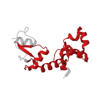 The deposited structure of PDB entry 8r1g contains 2 copies of Pfam domain PF00518 (Early Protein (E6)) in Protein E6. Showing 1 copy in chain B.