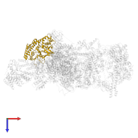 PAP7 in PDB entry 8r5o, assembly 1, top view.