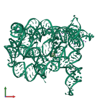 PDB entry 8ruj coloured by chain, front view.