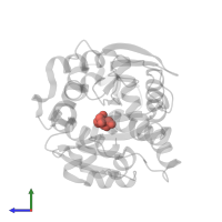 Modified residue ASB in PDB entry 8sdd, assembly 1, side view.
