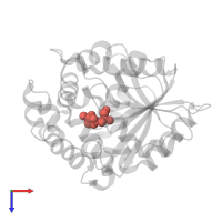 Modified residue ASB in PDB entry 8sdd, assembly 1, top view.