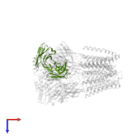 IgG2b Fab Heavy Chain in PDB entry 8si9, assembly 1, top view.