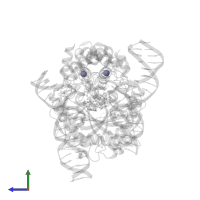 ZINC ION in PDB entry 8sj2, assembly 1, side view.