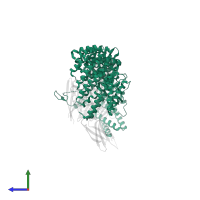 VPS35 endosomal protein-sorting factor-like in PDB entry 8syn, assembly 1, side view.