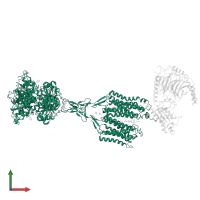 Extracellular calcium-sensing receptor in PDB entry 8szh, assembly 1, front view.