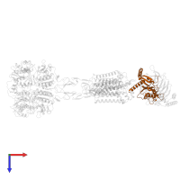 Guanine nucleotide-binding protein G(i) subunit alpha-3 in PDB entry 8szh, assembly 1, top view.