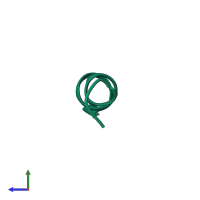 Temporin-PTa in PDB entry 8t01, assembly 1, side view.