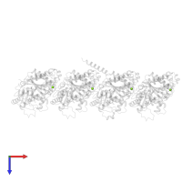 MAGNESIUM ION in PDB entry 8t42, assembly 1, top view.