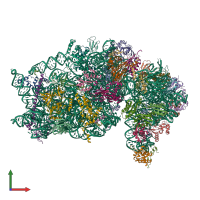 PDB entry 8t4s coloured by chain, front view.