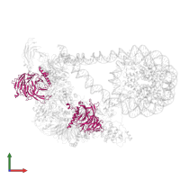 Histone-binding protein RBBP4 in PDB entry 8t9g, assembly 1, front view.