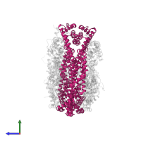 Allophycocyanin alpha chain in PDB entry 8tpj, assembly 1, side view.