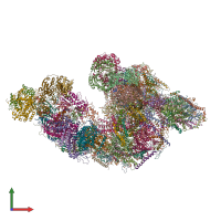 PDB entry 8ugh coloured by chain, front view.