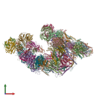 PDB entry 8ugi coloured by chain, front view.