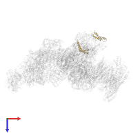 Cytochrome b-c1 complex subunit 6 in PDB entry 8ugi, assembly 1, top view.
