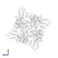 SODIUM ION in PDB entry 8v6n, assembly 1, side view.