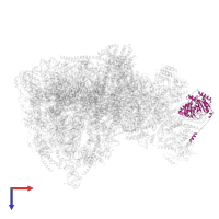 Proteasome-interacting protein CIC1 in PDB entry 8v83, assembly 1, top view.