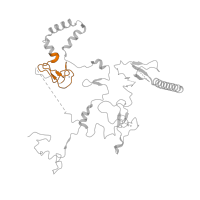 The deposited structure of PDB entry 8w9d contains 2 copies of Pfam domain PF00628 (PHD-finger) in Transcriptional regulatory protein RCO1. Showing 1 copy in chain B [auth E].