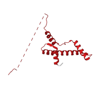 The deposited structure of PDB entry 8w9d contains 2 copies of Pfam domain PF00125 (Core histone H2A/H2B/H3/H4) in Histone H3.1. Showing 1 copy in chain K [auth e].