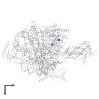 POTASSIUM ION in PDB entry 8w9d, assembly 1, top view.
