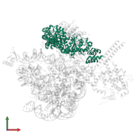 Transcriptional regulatory protein SIN3 in PDB entry 8w9d, assembly 1, front view.