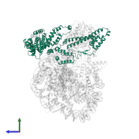 Transcriptional regulatory protein SIN3 in PDB entry 8w9d, assembly 1, side view.