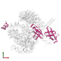 Chromatin modification-related protein EAF3 in PDB entry 8w9d, assembly 1, front view.