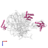 Chromatin modification-related protein EAF3 in PDB entry 8w9d, assembly 1, top view.
