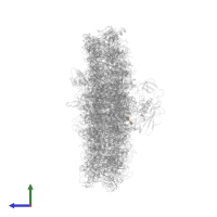 DIGALACTOSYL DIACYL GLYCEROL (DGDG) in PDB entry 8wmw, assembly 1, side view.
