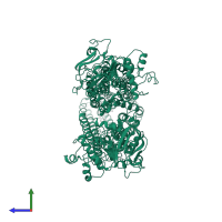 ABC transporter B family member 19 in PDB entry 8wom, assembly 1, side view.