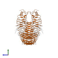 Toll-like receptor 4 in PDB entry 8wry, assembly 1, side view.