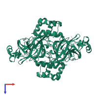 3C-like proteinase nsp5 in PDB entry 8yls, assembly 1, top view.