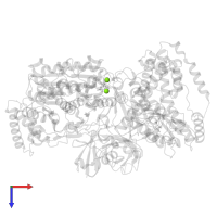 MAGNESIUM ION in PDB entry 9b5c, assembly 1, top view.