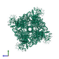 Transient receptor potential cation channel subfamily M member 4 in PDB entry 9b8y, assembly 1, side view.