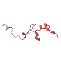 The deposited structure of PDB entry 9bdp contains 1 copy of Pfam domain PF00253 (Ribosomal protein S14p/S29e) in Small ribosomal subunit protein uS14. Showing 1 copy in chain BC [auth AS29].