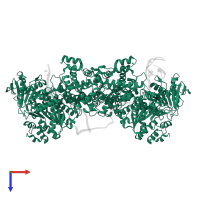 DNA polymerase theta in PDB entry 9bh9, assembly 1, top view.